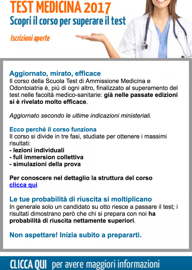 Ho Passato Il Test Di Medicina Senza Studiare